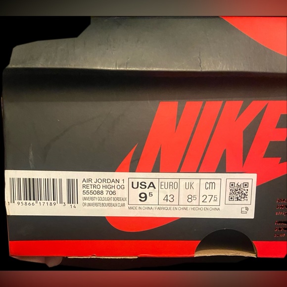 Jordan 1 “BrotherHood” Size 9.5 - Picture 6 of 6